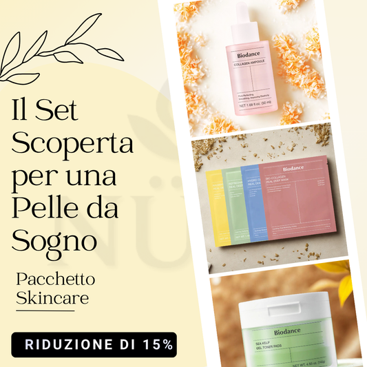 Set Scoperta NÜMI – skincare coreana e prodotti migliori Biodance per una pelle idratata e luminosa
