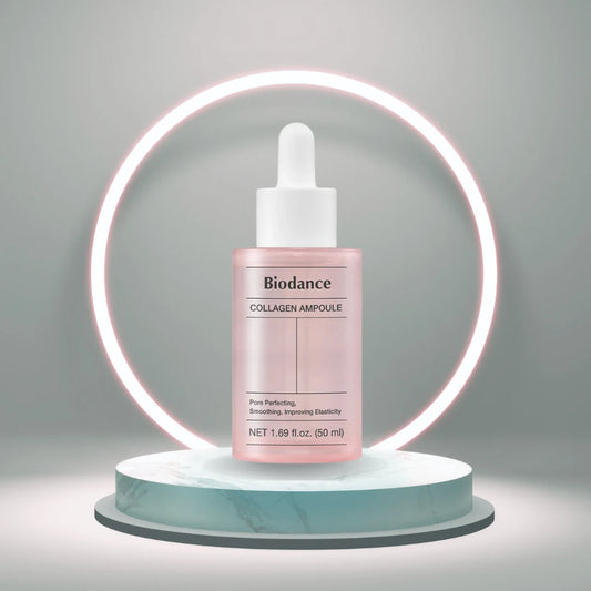 Siero viso Biodance Collagen Ampoule: formula con collagene e peptidi che rassoda, leviga e dona luminosità alla pelle.